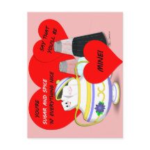 Sucre et épices - Carte Valentine Art
