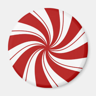 Sucrerie de menthe poivrée - aimant