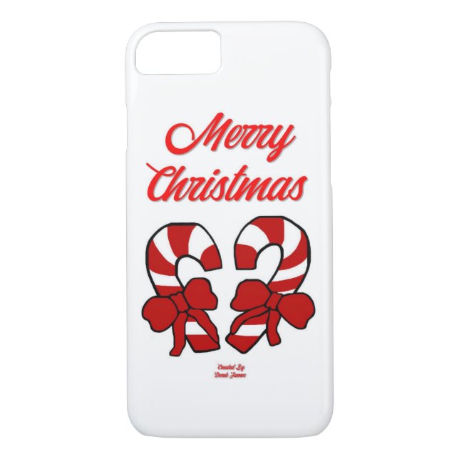 Sucres de canne de Noël Apple iPhone 8/7 Coque (Dos)