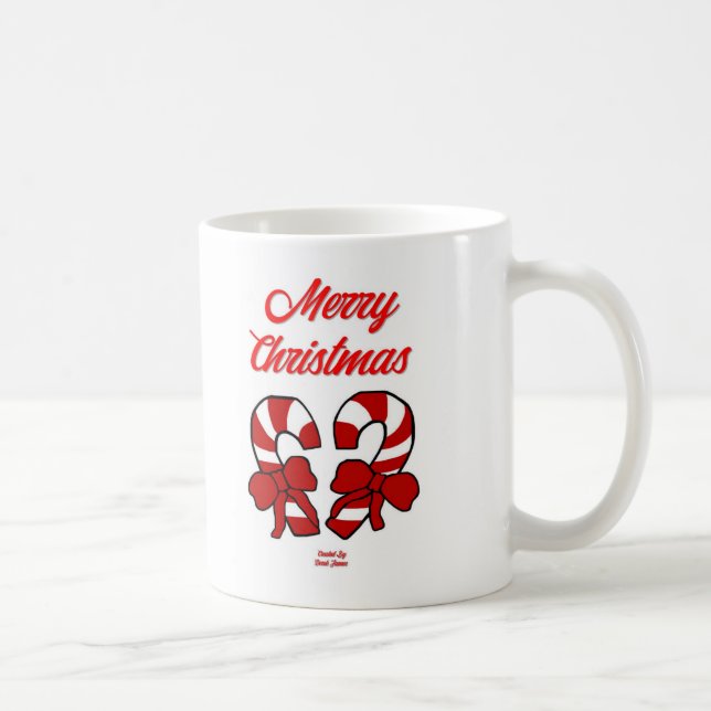 Sucres de canne de Noël Café Mug (Droite)