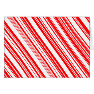 Sucres de canne de Noël Fêtes Rouge Blanc Grandes