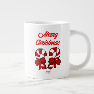 Sucres de canne de Noël Jumbo Mug