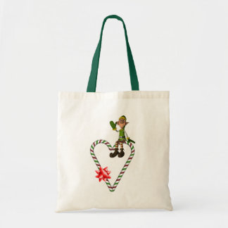 Sucres de canne Elf Homme Noël Sac fourre-tout de 