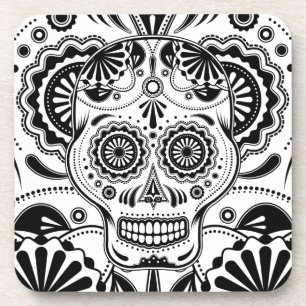 Sucrez l'art "jour de crâne" des dessous de verre