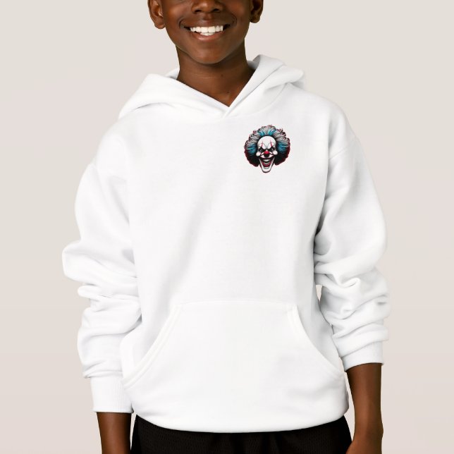 Sudadera blanca niño (logo) (Devant)