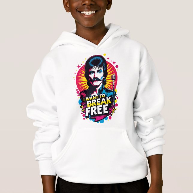 Sudadera I Want to Break Free (Devant)
