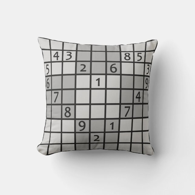 SUDOKU lancer oreiller (Recto)