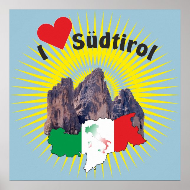 Südtirol - Alto Adige - Italien - Italia Poster (Devant)