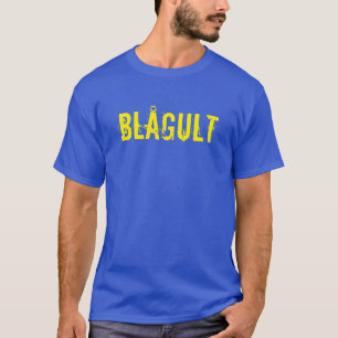 Suède Blågult T-Shirt