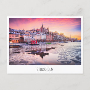 Suède, Stockholm carte postale voyage