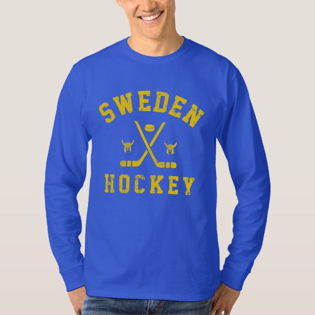 Suède T-Shirt de hockey sur glace (Devant)