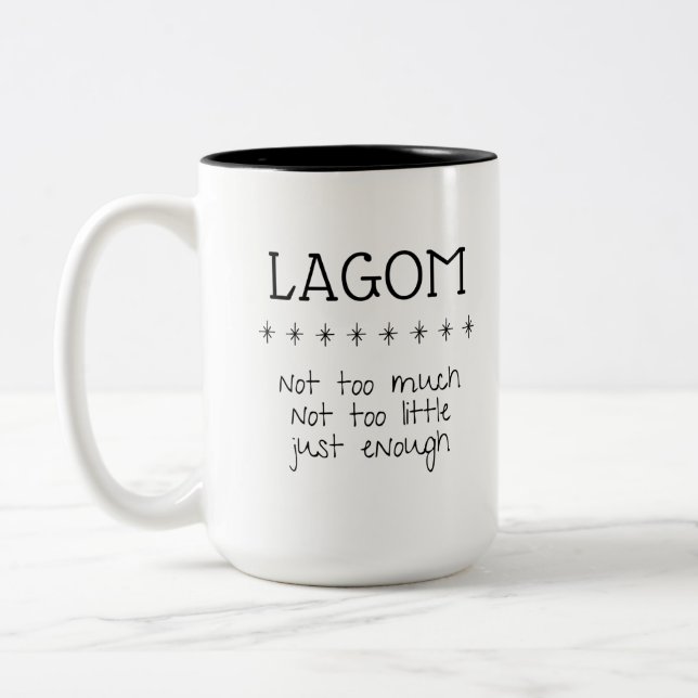 suédois Lagom Mug (Gauche)
