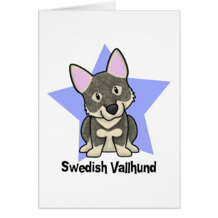 Suédois Vallhund d'étoile de Kawaii