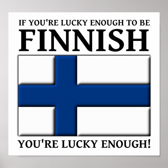 Suffisamment Chanceux Pour Être Finlandais Poster  (Devant)