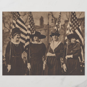 Suffragettes dans le papier à scandale Parade