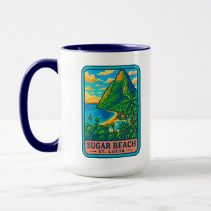 Sugar Beach St Lucia Café Mug