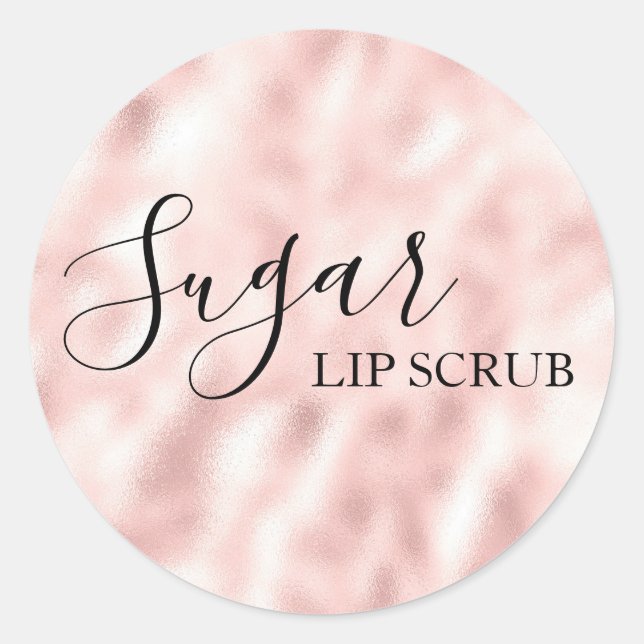Sugar Lip Scrub Elegant Blush Pink Étiquette produ (Devant)