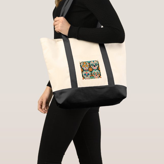 Sugar Skull Tote Bag (Devant (produit))
