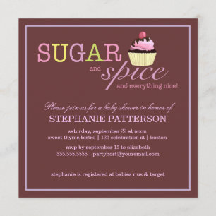 Sugar & Spice C'est une invitation pour les Baby s