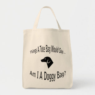 Suis-je un Sac fourre-tout de texte sombre pour sa