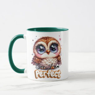 Suis Parfait Citation Mug   Mug confiant et drôle