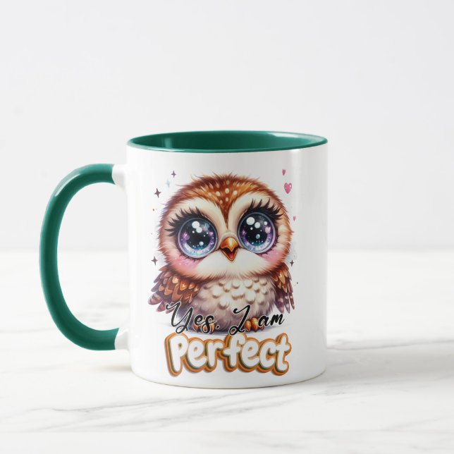 Suis Parfait Citation Mug | Mug confiant et drôle (Gauche)