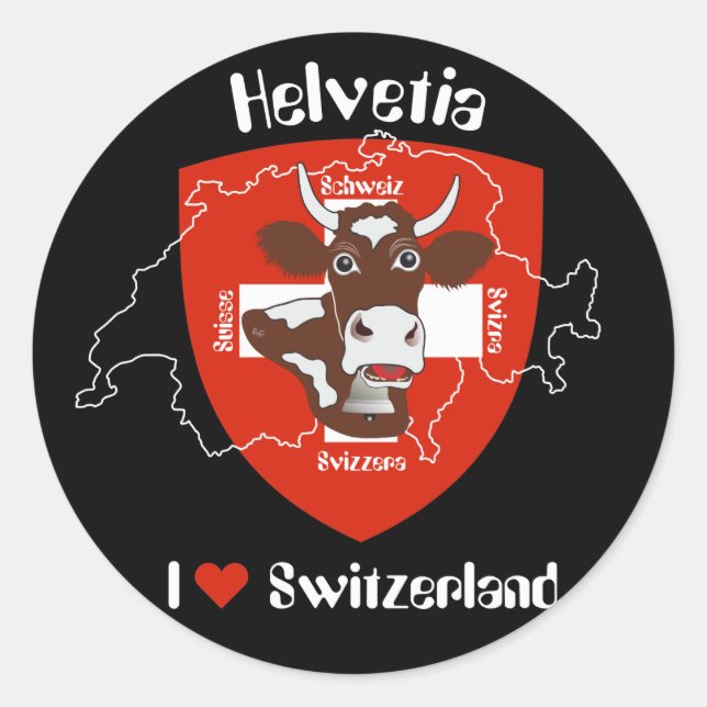 Suisse autocollants (Devant)