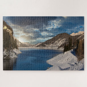 Suisse Mountain Lake Jigsaw PUzzle