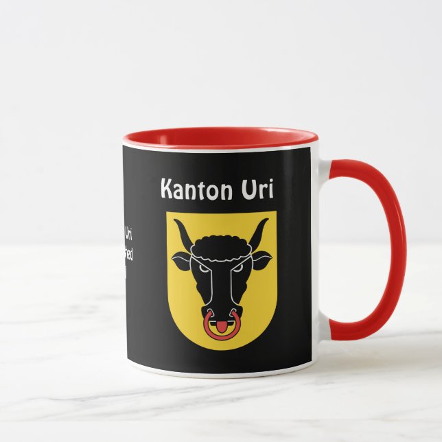 SUISSE - Mug personnalisé Kanton Uri* (Droite)