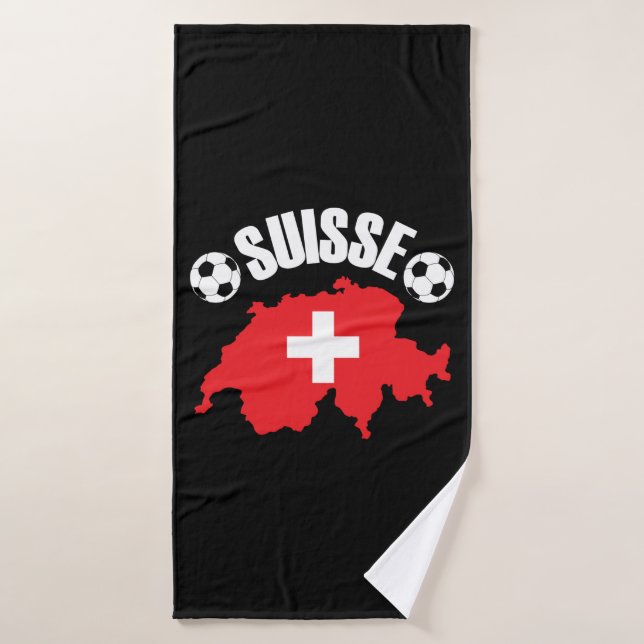 Suisse Suisse Football (Serviette de bain)
