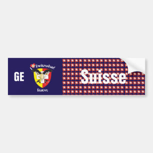 Suisse Svizzera Suisse Genève Autocollants