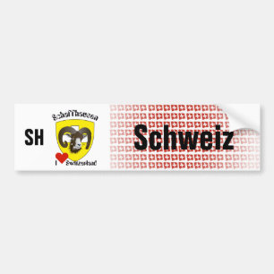 Suisse Svizzera Suisse Schaffhouse autocollants