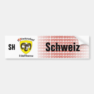 Suisse Svizzera Suisse Schaffhouse autocollants