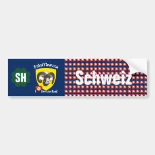 Suisse Svizzera Suisse Schaffhouse autocollants