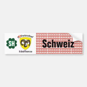 Suisse Svizzera Suisse Schaffhouse autocollants