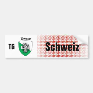 Suisse Svizzera Suisse Thurgau autocollants