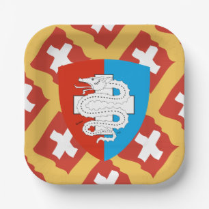Suisse, Svizzera, Switzerland assiette