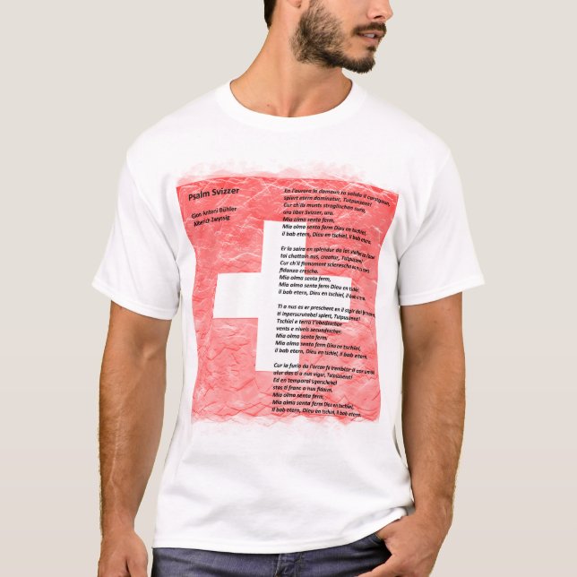 Suisse - T-shirt Svizzer Psaum (Devant)