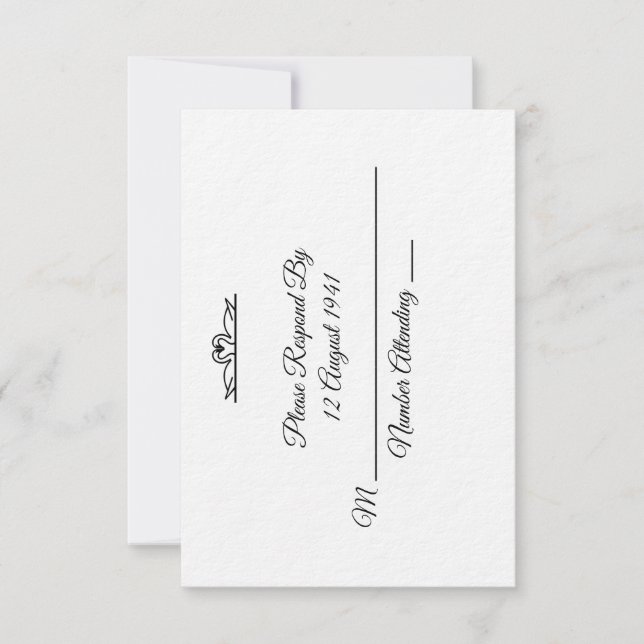 Suite de Mariage de Swan R.S.V.P ~ Le commandant (Devant)