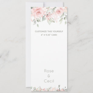 Suite Faire-Part de Mariage Blushing Roses 2