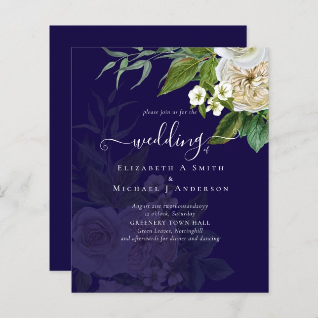 Suite Mariage Sublime - Roses Blanches (Devant / Derrière)