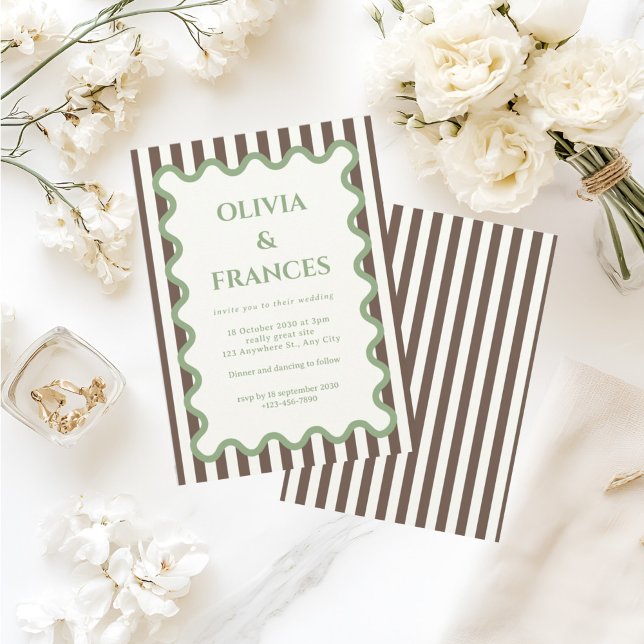 Suite Mariage Whimsical, Invitation Vave (Créateur téléchargé)