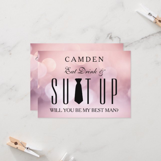 Suitup Serez-vous ma meilleure invitation (Devant/Arrière en situation)