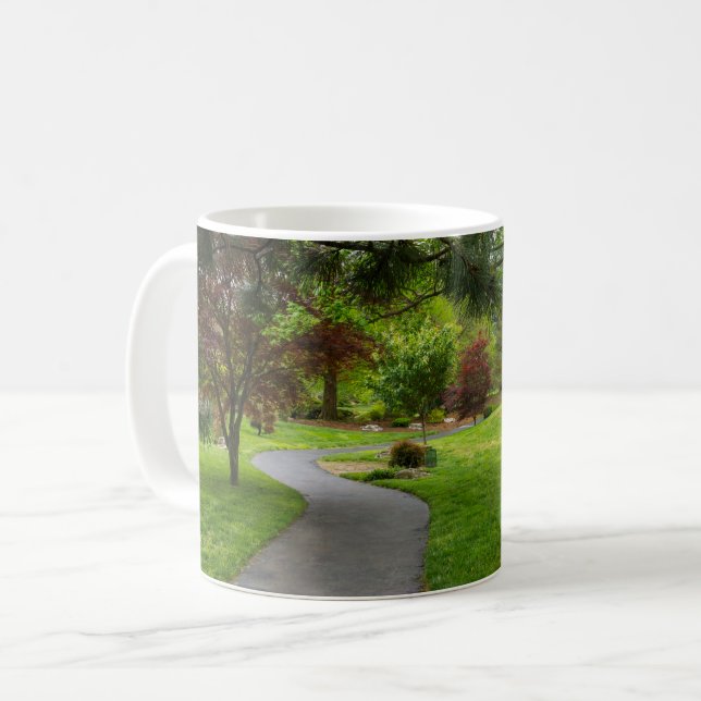 Suivez le chemin Pano Café Mug (Devant gauche)