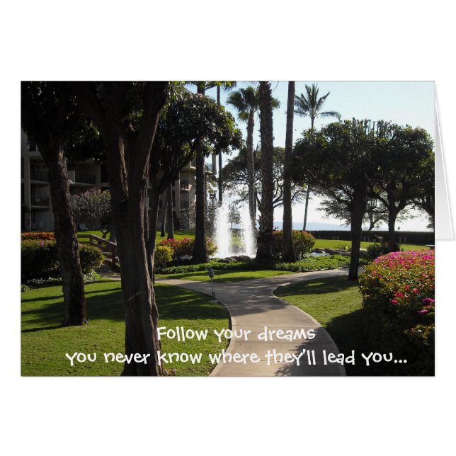 Suivez vos rêves... (Devant horizontal)