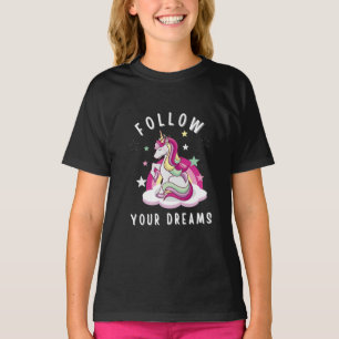 Suivez vos rêves Mon Unicorn Anniversaire T-shirt
