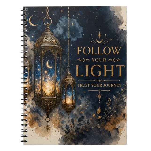 Suivez Votre Lumière Cahier Inspirant (Devant)