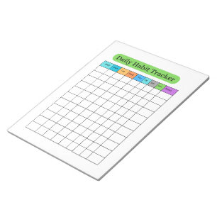 Suivi quotidien des habitudes bloc-notes minimal