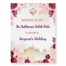 Sukhmani Sahib Path Affiche de bienvenue pour Mari