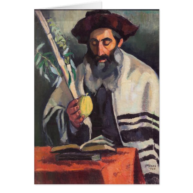 Sukkot - Peinture de Paula Gans - Signé 1920 (Devant)